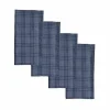 Food Network Blue Check Woven Dinner Napkin 4-Pk.