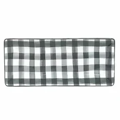 Food Network Buffalo Check Treat Tray