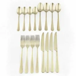 Food Network Classic Champagne 16-Pc. Flatware Set