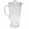Food Network Clear Textured Acrylic Pitcher With Lid