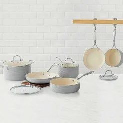 Food Network Farmstead 10-Pc. Nonstick Ceramic Cookware Set
