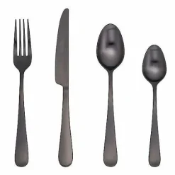 Food Network Flat Iron 16-Pc. Flatware Set