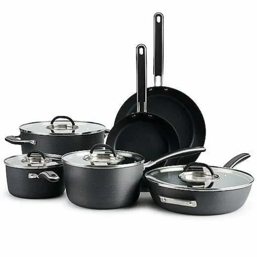 Food Network 10-Pc. Hard-Anodized Nonstick Cookware Set