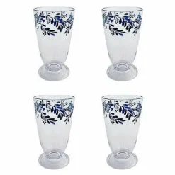Food Network 4-Pc. Mediterranean Acrylic Highball Glass Set