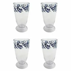 Food Network 4-Pc. Mediterranean Acrylic Highball Glass Set
