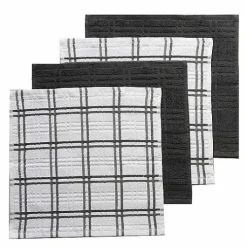 Food Network Plaid Dishcloth 4-Pk.