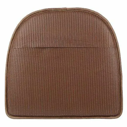 Food Network The Gripper Faux-Leather Chair Pad 4-Pk.
