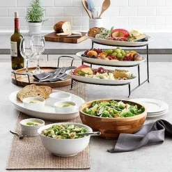 Food Network 3-Tier Plate Server